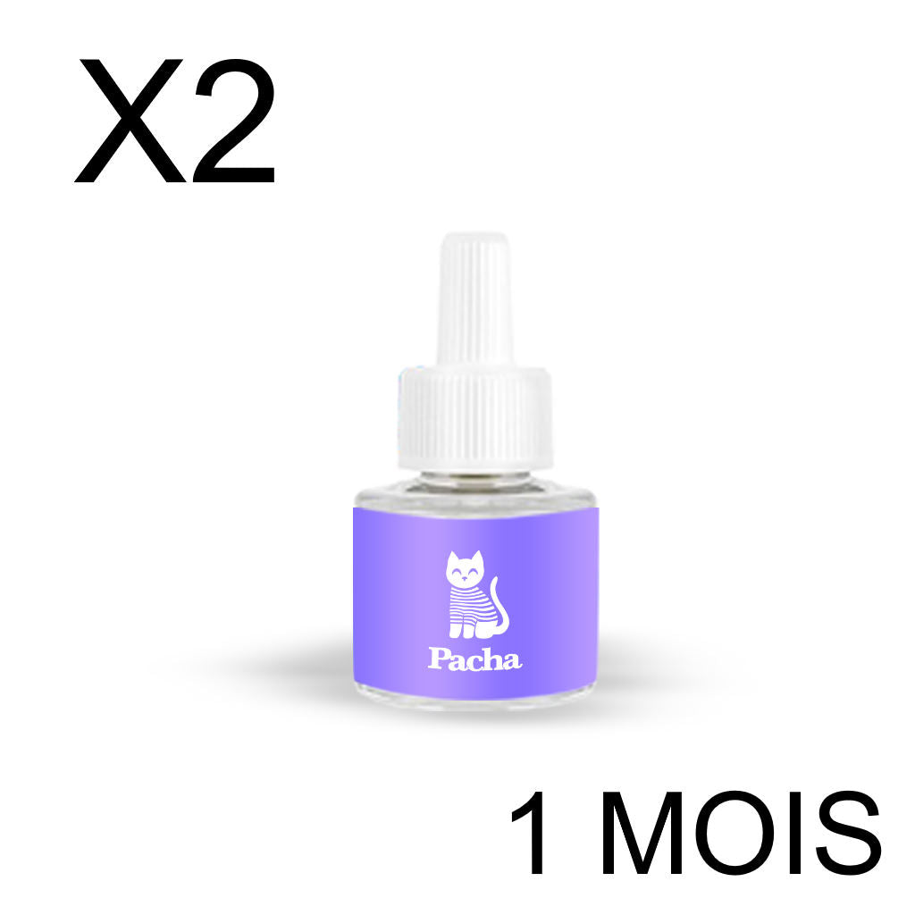 Recharges de Phéromones pour chat X2 (1 mois)