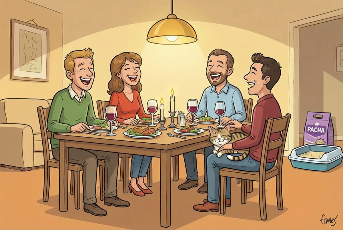 Diner entre amis sans gene olfactive