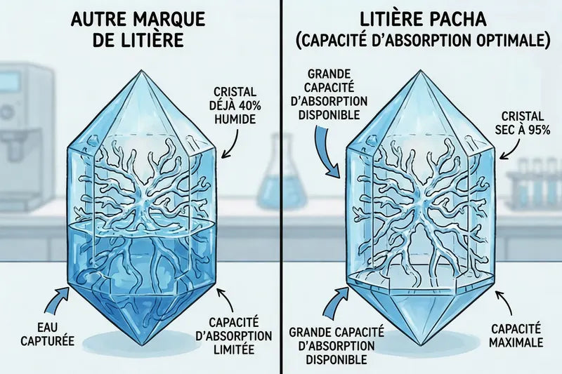Comparaison cristaux